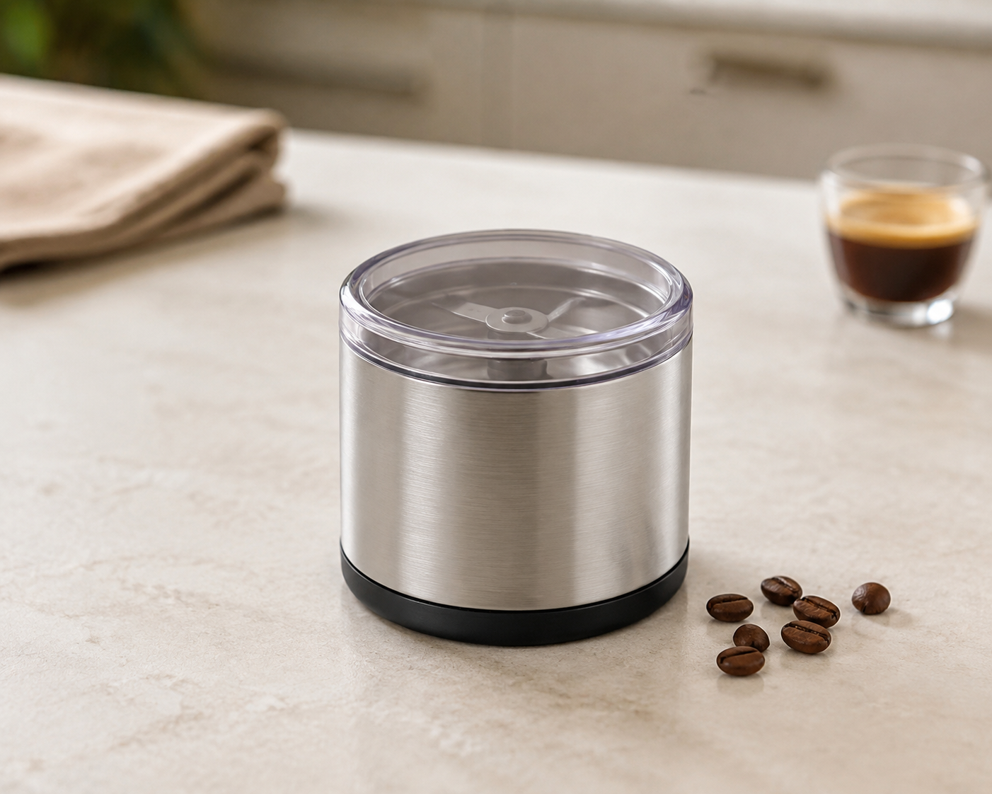 Moedor de Café Elétrico Inox 200W (compacto)